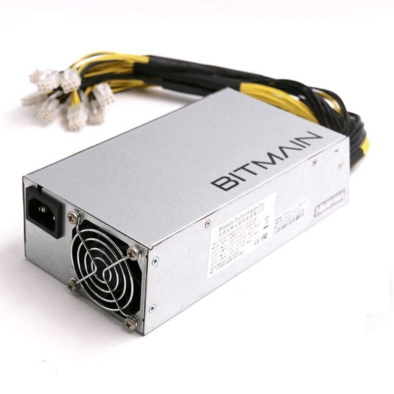 Bitcoin Miner Generic Antminer S9 13.5T 13500GH/S, 0,098 J/S Power Hatalma, 13.5th/s Bitmain S9 16nm 1372W BM1387, tápegységgel
